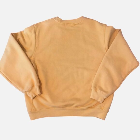 MADHAPPY Graphic Crewneck Sweatshirt Quote Print USA Gold Relaxed Unisex Fit M/L - Picture 3 of 9